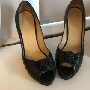 Christian Louboutin knot heels black 37 1/2